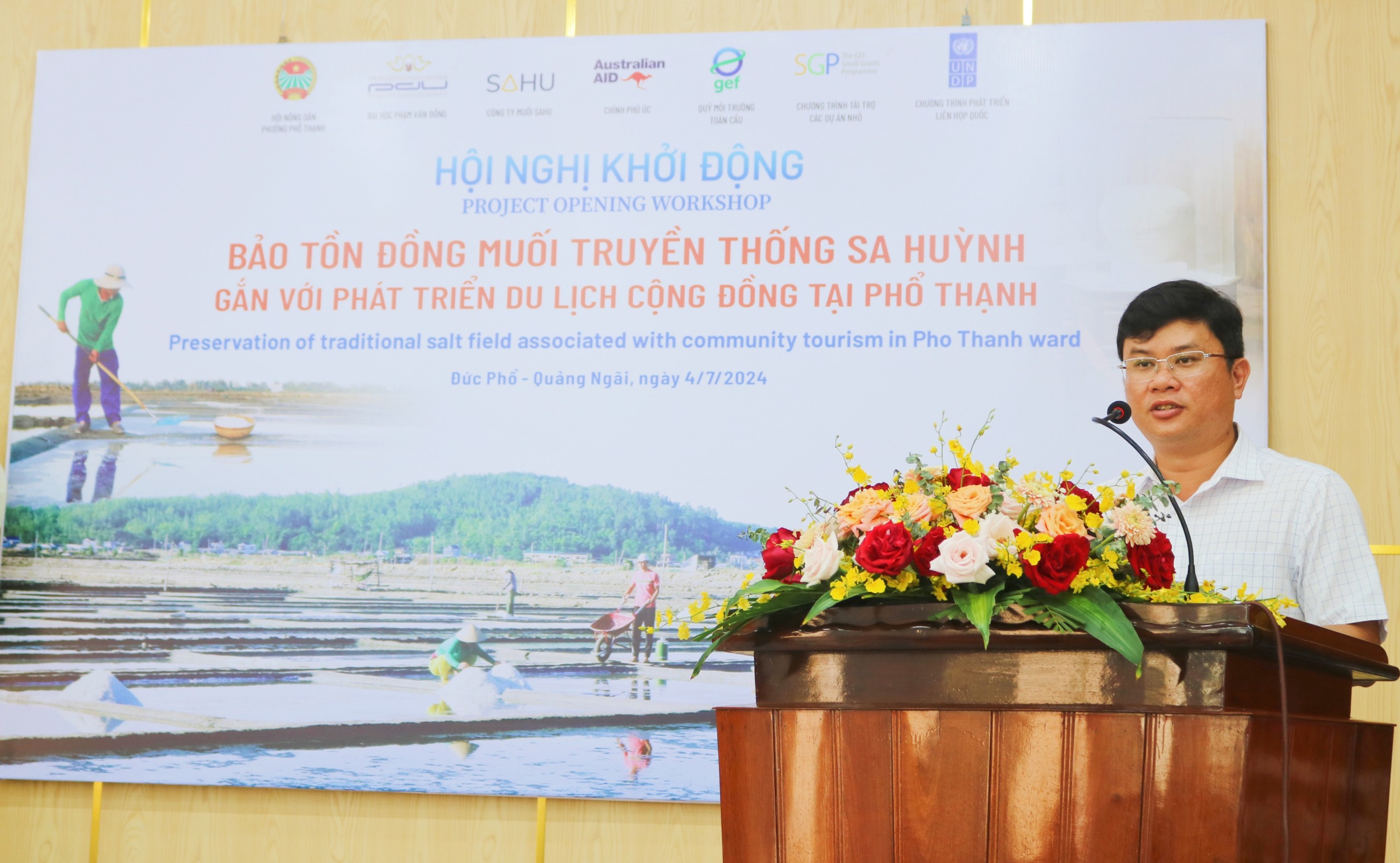 Khởi động Dự án bảo tồn đồng muối truyền thống Sa Huỳnh gắn với phát triển du lịch cộng đồng